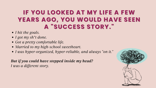 IF YOU LOOKED AT MY LIFE A FEW YEARS AGO, YOU WOULD HAVE SEEN A “SUCCESS STORY.”