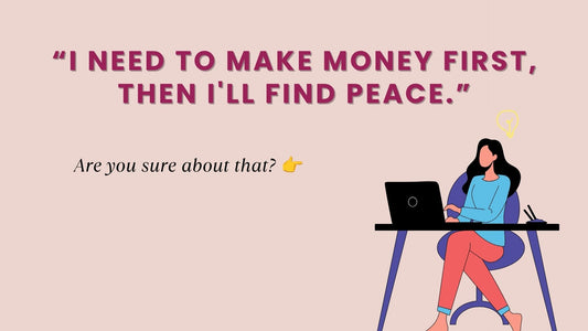 “I Need to Make Money First, Then I'll Find Peace.”