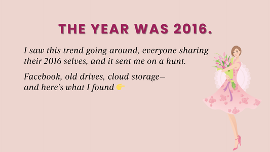 THE YEAR WAS 2016.