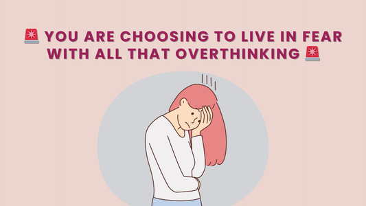 🚨 YOU ARE CHOOSING TO LIVE IN FEAR WITH ALL THAT OVERTHINKING 🚨