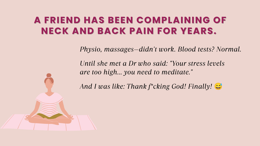 A FRIEND HAS BEEN COMPLAINING OF NECK AND BACK PAIN FOR YEARS.