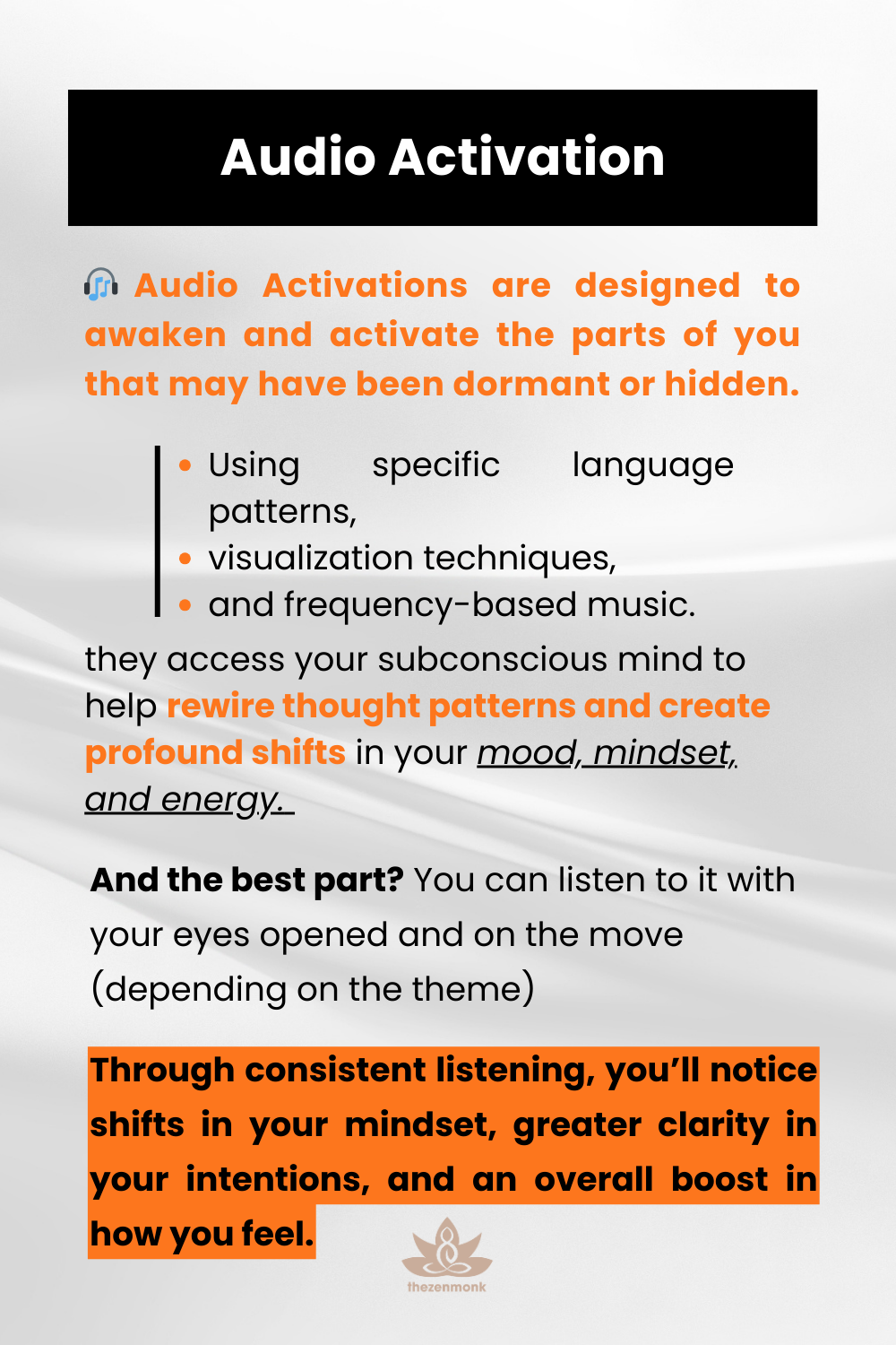 Mindfulness Audio Activation