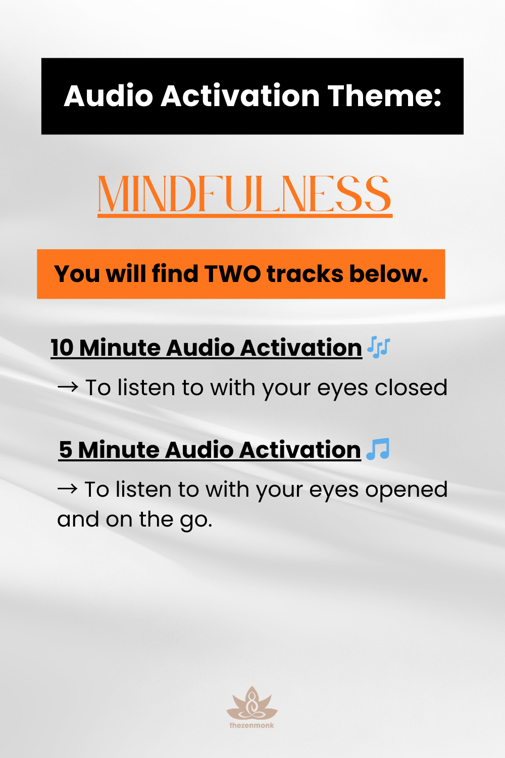 Mindfulness Audio Activation